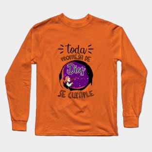 Toma promesa de Dios se cumple Long Sleeve T-Shirt